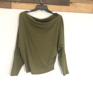 Free people we the free olive green long sleeve s